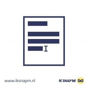 Tekst typen